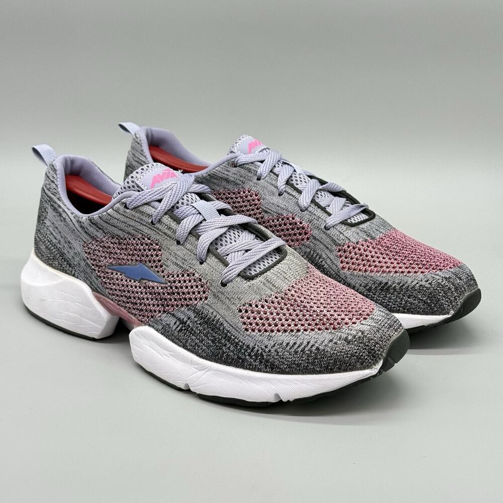 Avia Women's Arch Support Athletic Sneakers Purple Gray Lightweight Size 11